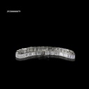 PULSERA GUIA CUADRADA DOBLE BAGUETTE BROCHE 8