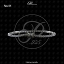 PULSERA ZIRCONIA TENIS R-2 TRADICIONAL 8 BLANCA