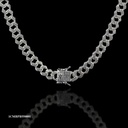 CADENA MICROPAVE BARBADA TRAPECIOS BLANCA