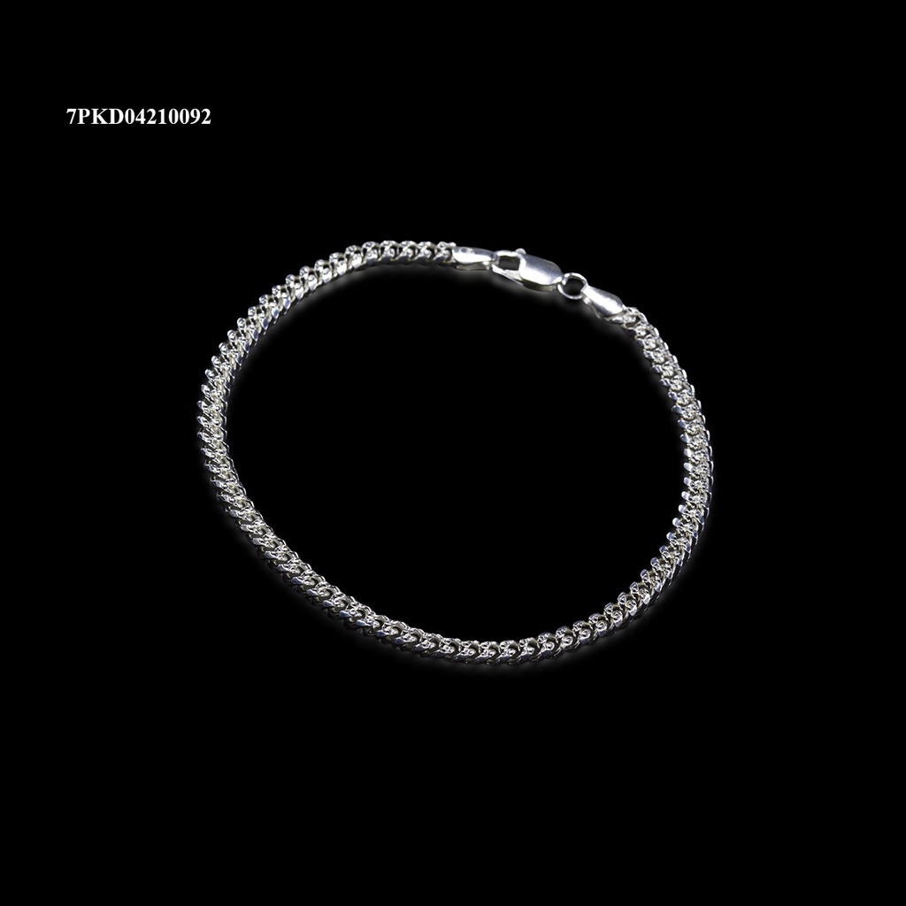 ITALIANO PULSERA CUBANA DIAMANTADA