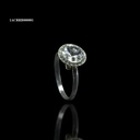 ANILLO ROSETA RIVOLI REDONDO BLANCO