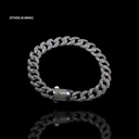 PULSERA BARBADA MEDIA LUNA M-2 BLANCA