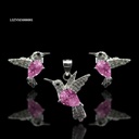 COORDINADO ANIMAL COLIBRI PANZA GOTA ROSA