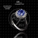 ANILLO ROSETA PUNTAS OVALO V-8 MARINO