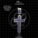 DIJE CRUZ LATINA COMPACTA Y BISELADA MARINO REAZA GD