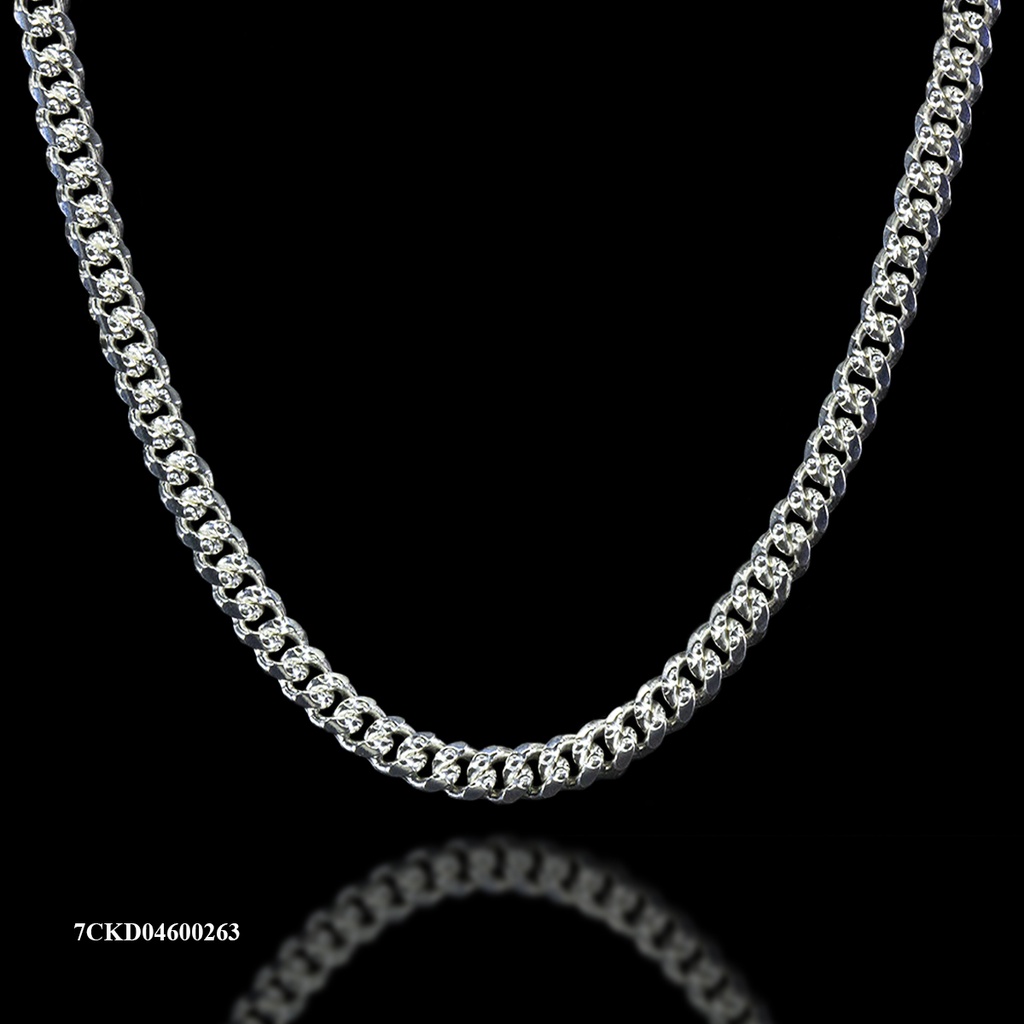 [7CKD04600263] ITALIANO CADENA CUBANA DIAMANTADA