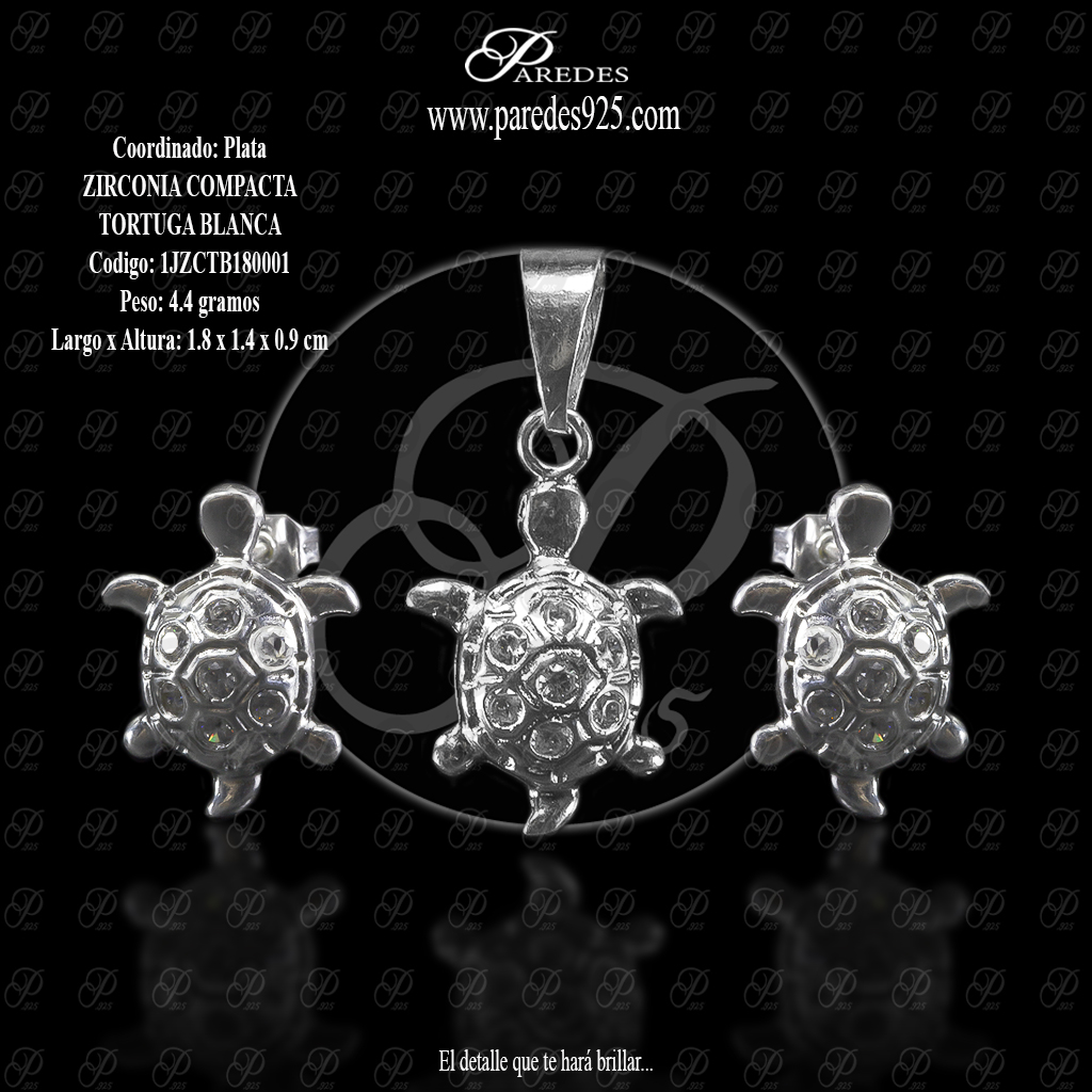 [1JZCTB180001] COORDINADO ZIRCONIA COMPACTA TORTUGA BLANCA